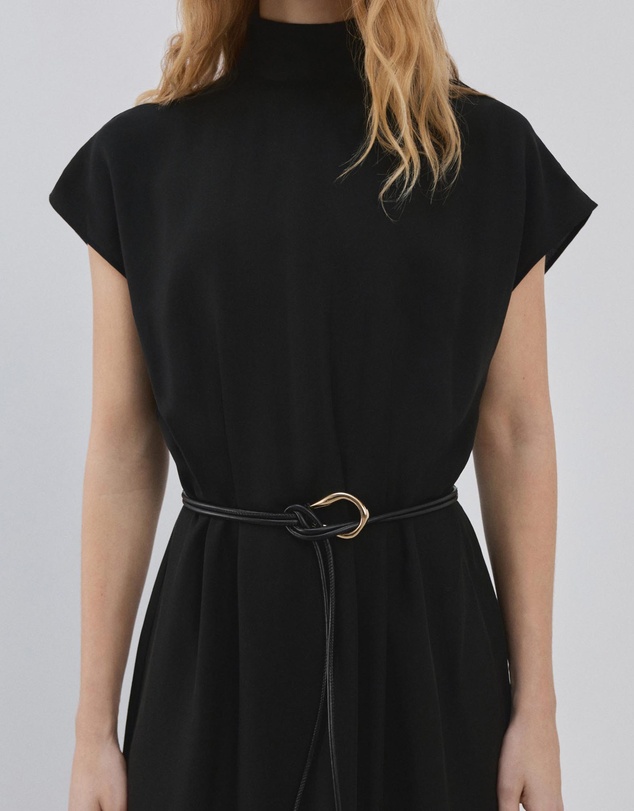 M.N.G - Lyocell Dress With Belt