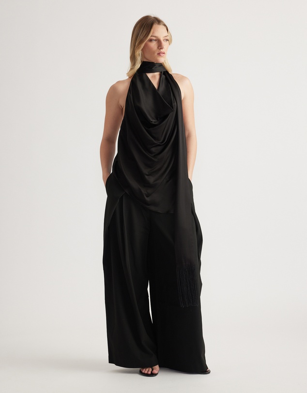 Decjuba - Camilla Halter Sash Top