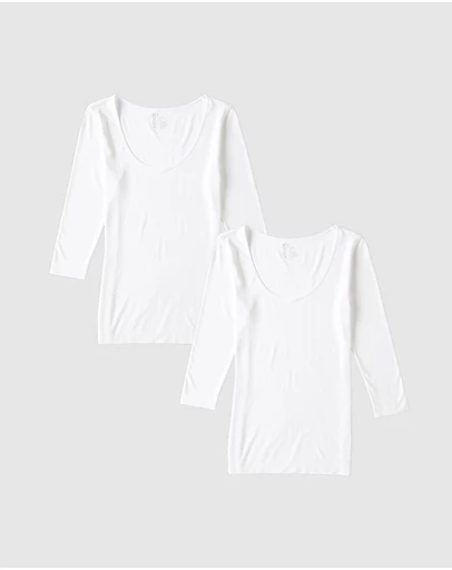 Boody - 2-Pack 3/4 Sleeve Top