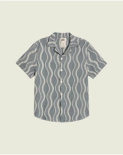 OAS Company - Nearly Black Cuba Waffle Shirt