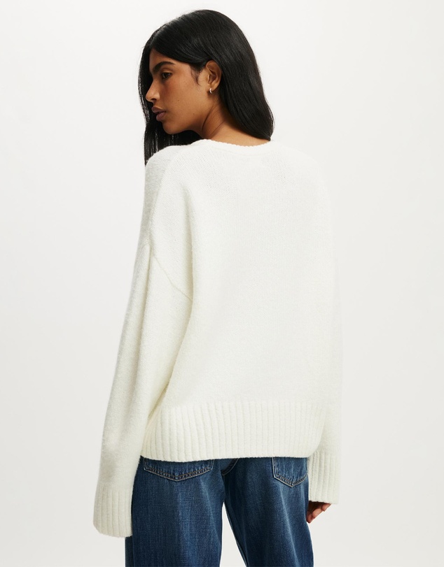 Cotton On - Luxe Crew Neck Sweater