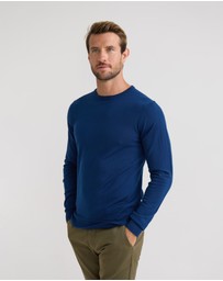 Oxford - Crew Neck Pure Wool Pullover
