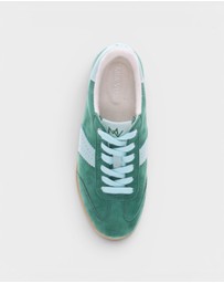 Mia Vita - Ramona II Lace-Up Casual Sneaker - Green Mint