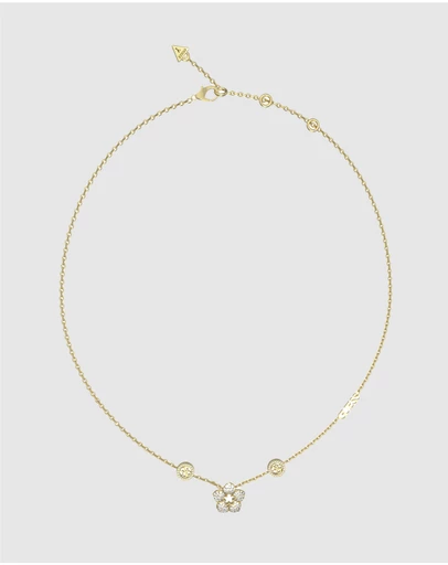 GUESS - Gold-Tone Shining Winter Necklace