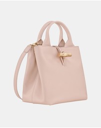 Longchamp - Le Roseau Leather Handbag Sm