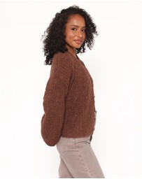 Petal & Pup - Albertine Cardigan - Chocolate