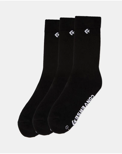 Converse - Converse 3-Pack Crew Socks