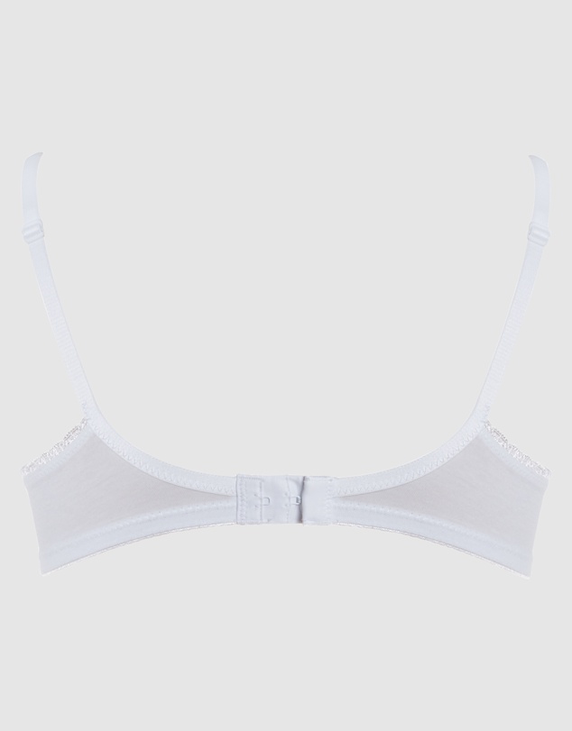 Royce Lingerie - My First Bra Pure Cotton & Lace Bra 2 Pack