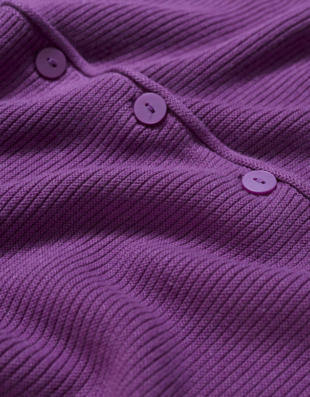 Seasalt - Seasalt Cornwall Purple Makers Jersey Roll Neck Cardigan