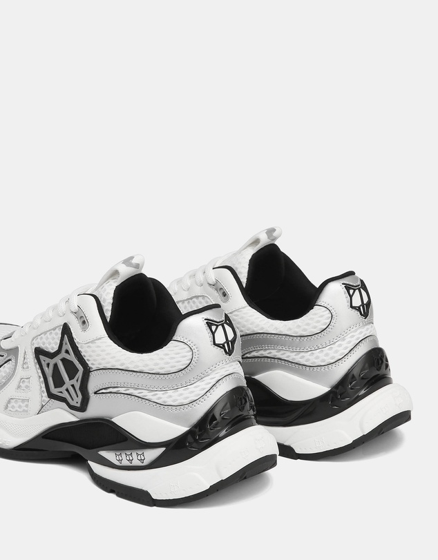 Naked Wolfe - Smash White/Silver Mesh