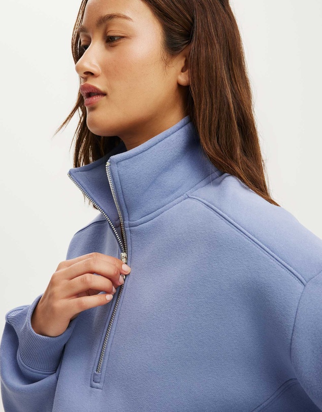 Cotton On Body Active - Plush Half Zip Sweatshirt