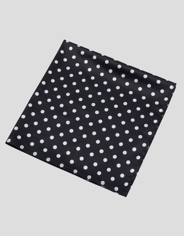 Vacay Swimwear - Havana Head Scarf Black Polka