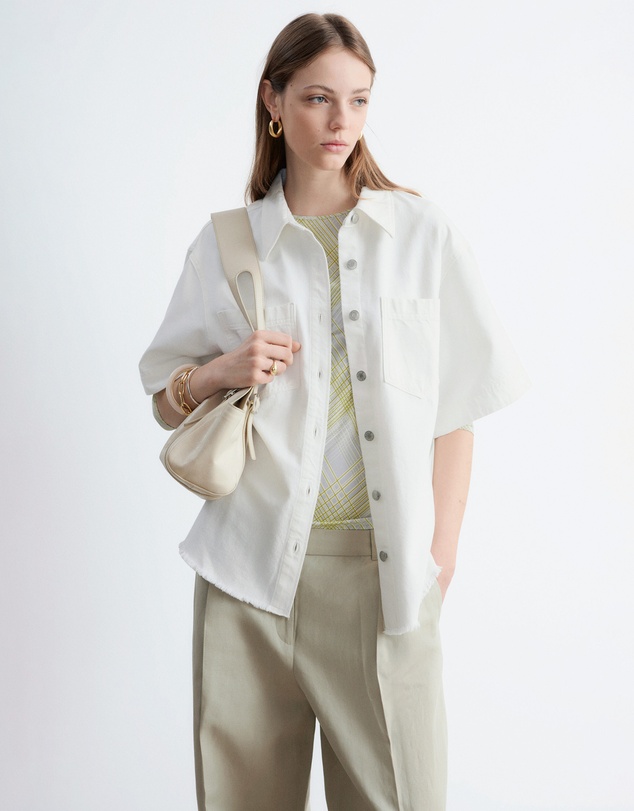 & Other Stories - Relaxed Short-Sleeve Denim Shirt