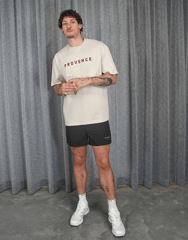 Provence - Bold Logo T-Shirt Beige