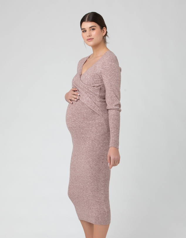 Ripe Maternity - Heidi Nursing Knit Dress