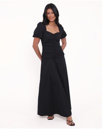 Petal & Pup - Denver Midi Dress - Black