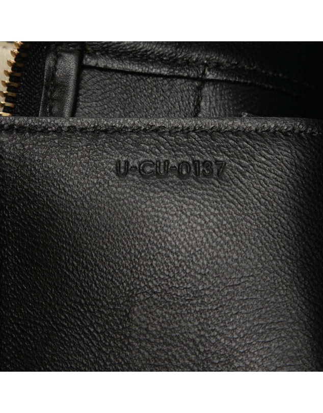 CELINE - Pre-Loved Micro Bicolor Leather Belt Satchel