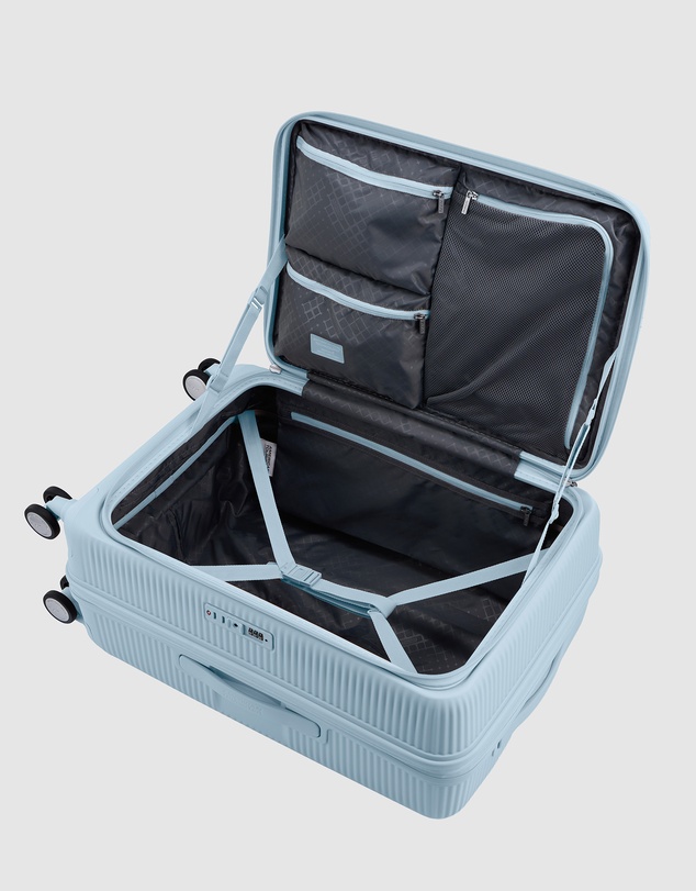 American Tourister - Curio Book Opening Medium Suitcase Expandable (68cm)