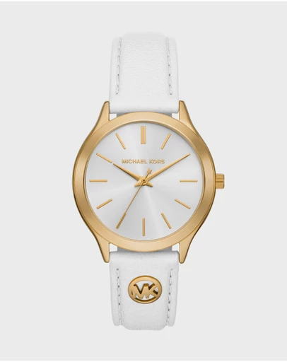 Michael Kors - Slim Runway White Analogue Watch