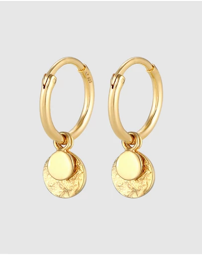 Elli Jewelry - Vintage Drop Earrings in Gold-Plated 925 Silver