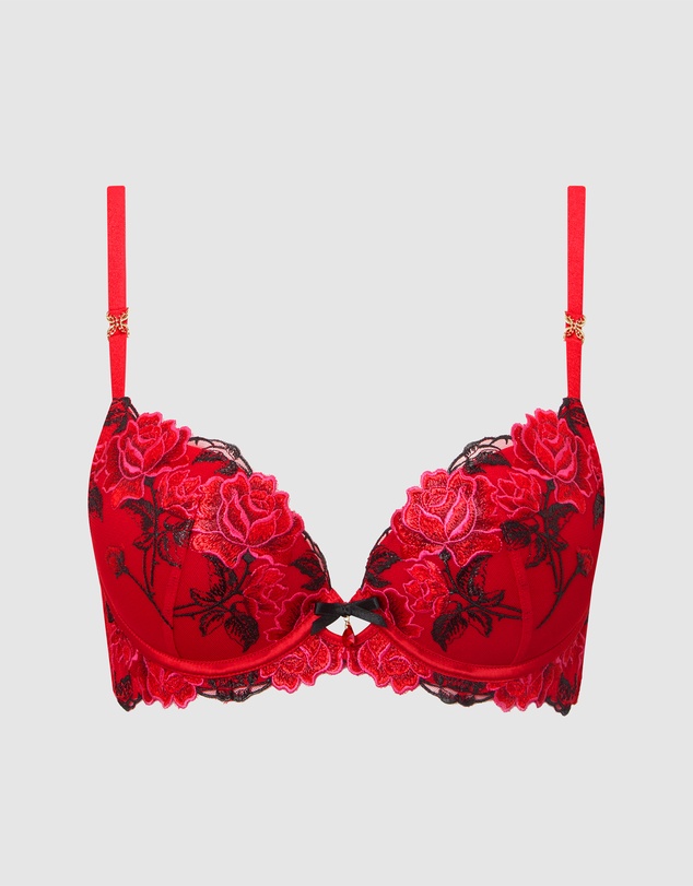 Ann Summers - Roses Are Red Padded Plunge Bra