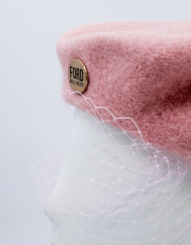 FORD MILLINERY - NIKKI Beret with veil