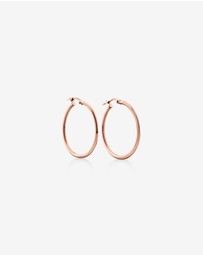 Michael Hill - 29mm Hoop Earrings in 10kt Rose Gold