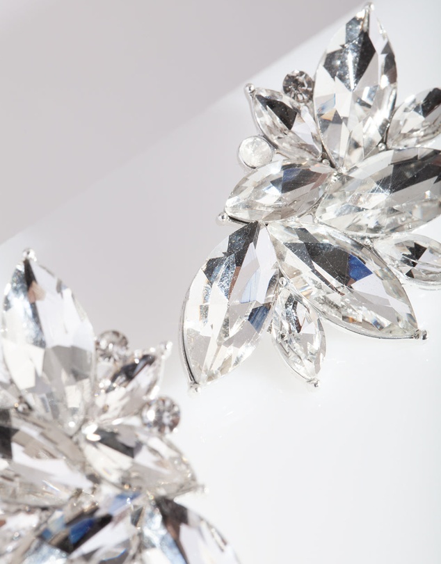 Lovisa - Diamante Fan Stud Earrings
