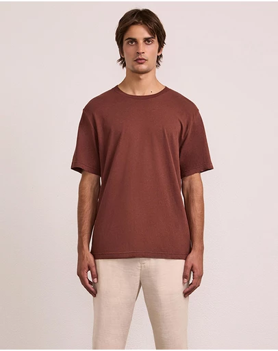 Frescobol Carioca - Dinis Linen Blend T-Shirt