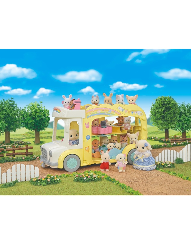 Sylvanian Families - Sylvanian Families Rainbow Fun Nursery Bus