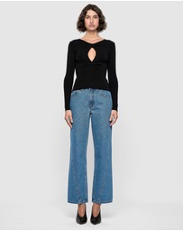 Staple the Label - Mira Twist Knit Top