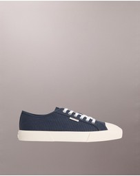 Calvin Klein - Alvaro Cotton Canvas Logo Trainers