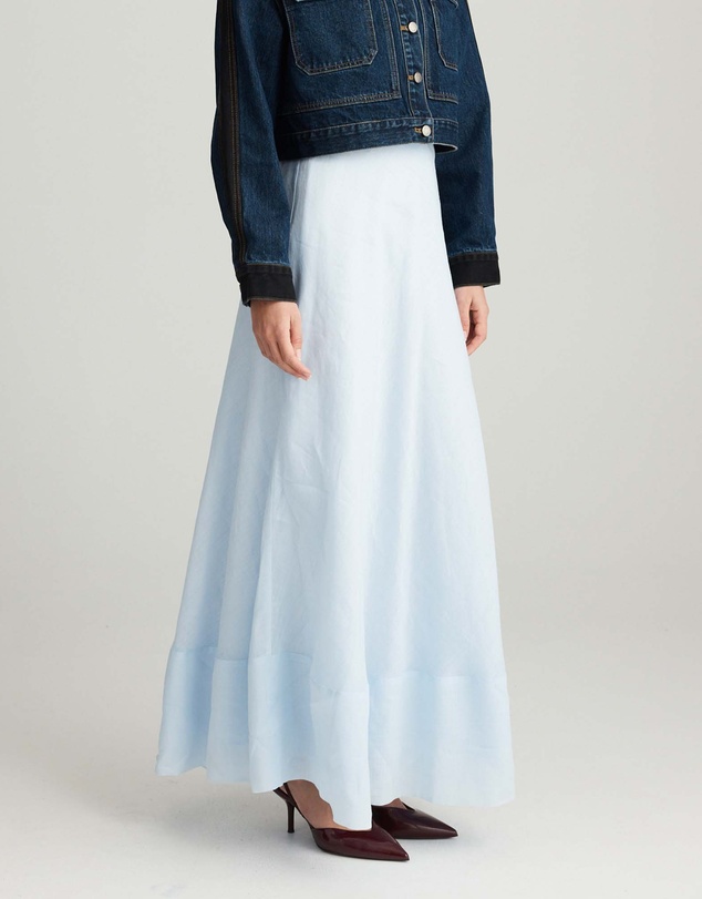 Mattir - Aire Circle Skirt Ice Blue