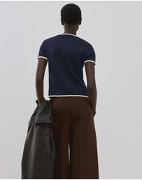 M.N.G - Buttoned Cotton T-Shirt