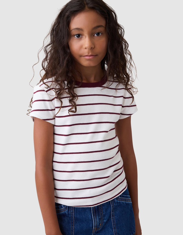 GAP - SS Perfect Rib Tee - Kids-Teens