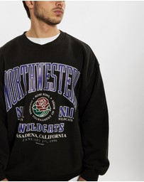 Vintage by The Real Deal - Pre Loved - 1996 NCAA Northwestern University Wildcats Sweatshirt