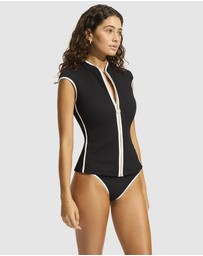 Seafolly - Beach Bound Cap Sleeve Sunvest Bikini Top