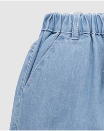 Purebaby - Pull on Denim Short -Kids-Babies