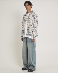 Insight - Bleached Flannel Long Sleeve Shirt