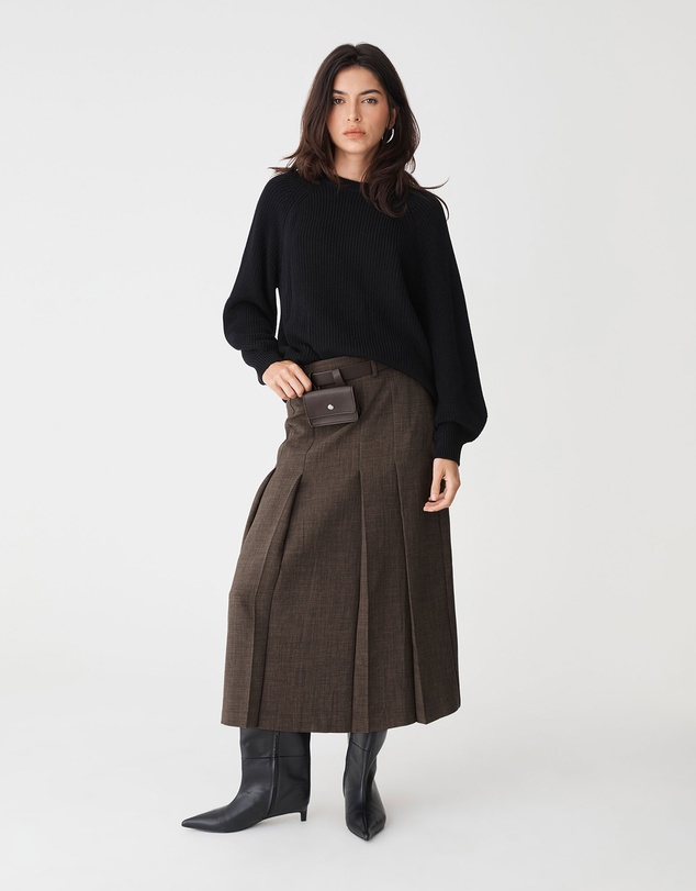 Forcast - Evelyn Pleated Skirt
