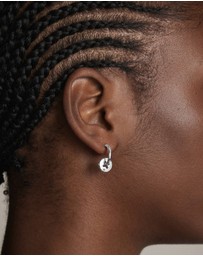 MIMCO - Signatura Charm Hoop Earrings