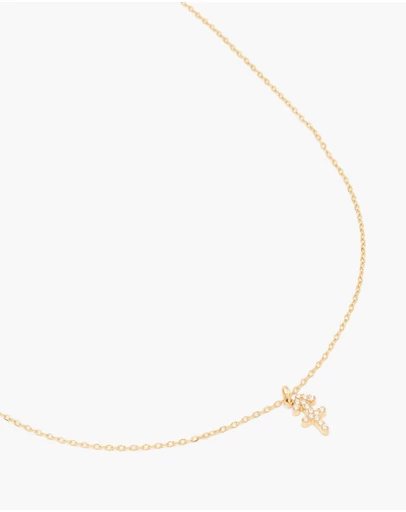 Lovisa - Waterproof Gold Plated Stainless Steel Cubic Zirconia Sagittarius  Zodiac Sign Necklace