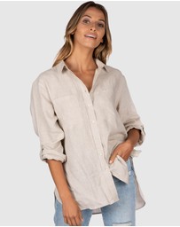 CAMIXA - Luna Oversize Linen Shirt