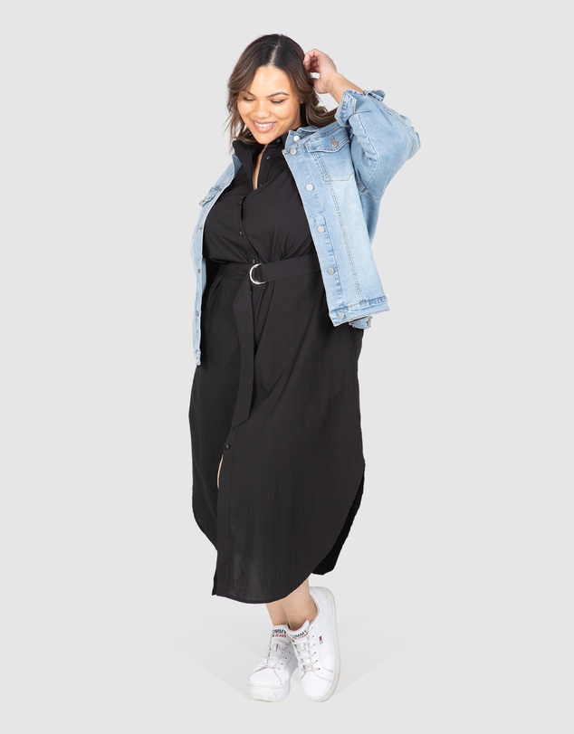 Love Your Wardrobe - Molly Poplin Shirt Dress