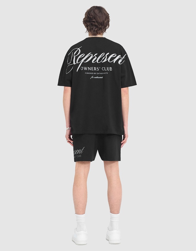 Represent - Owners Club Script Mesh Shorts