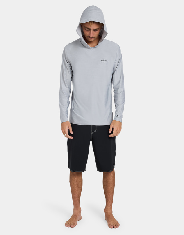 Billabong - Mens Shoreline Loose Fit Hooded Long Sleeve Rashguard