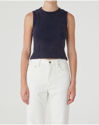 Nobody Denim - Panelled Rib Tank Top