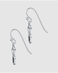 Elli Jewelry - Earrings Hanger Heart Enamel 925 Sterling Silver