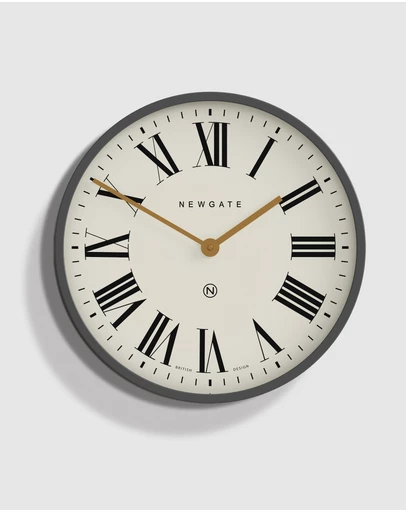 Newgate - Newgate Mr Butler Wall Clock Moonstone Grey
