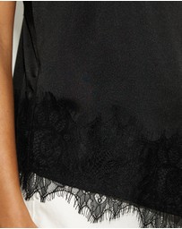 Dazie - Camille Lace Top
